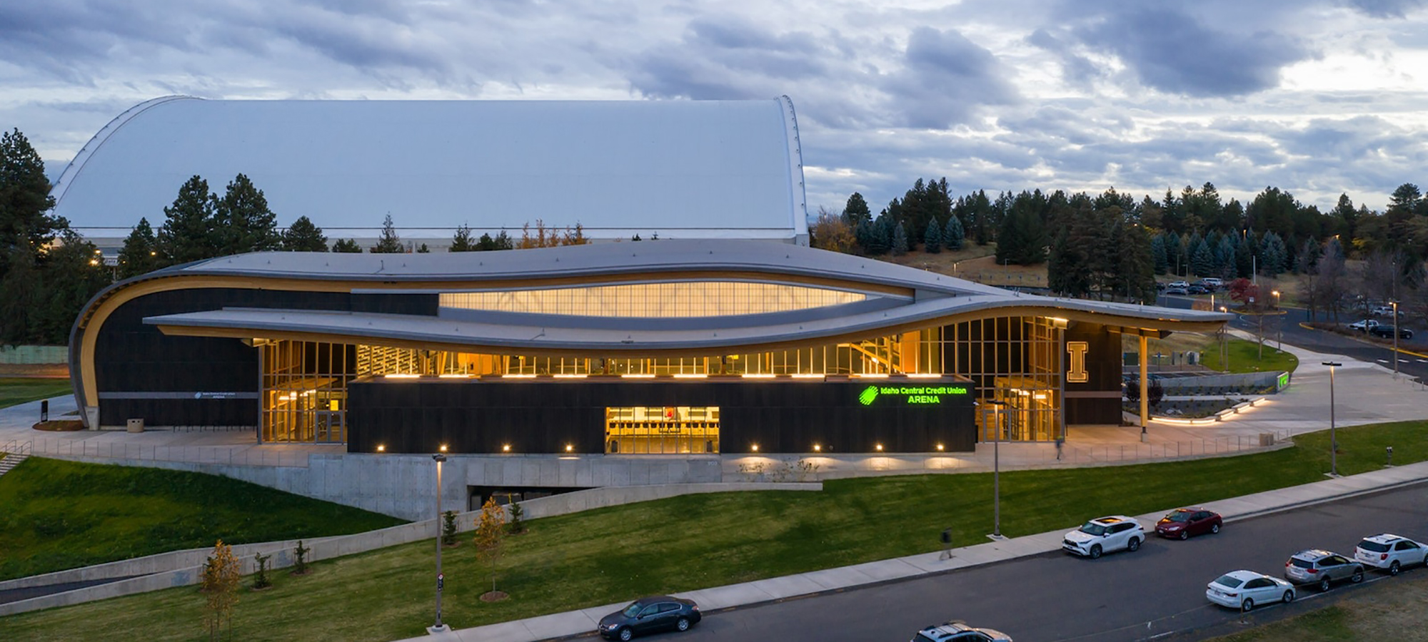 Idaho Central Credit Union Arena - Sportarena in Massivbauweise mit großer Spannweite